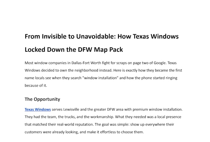 do advanced local SEO and gbp optimization for higher leads
